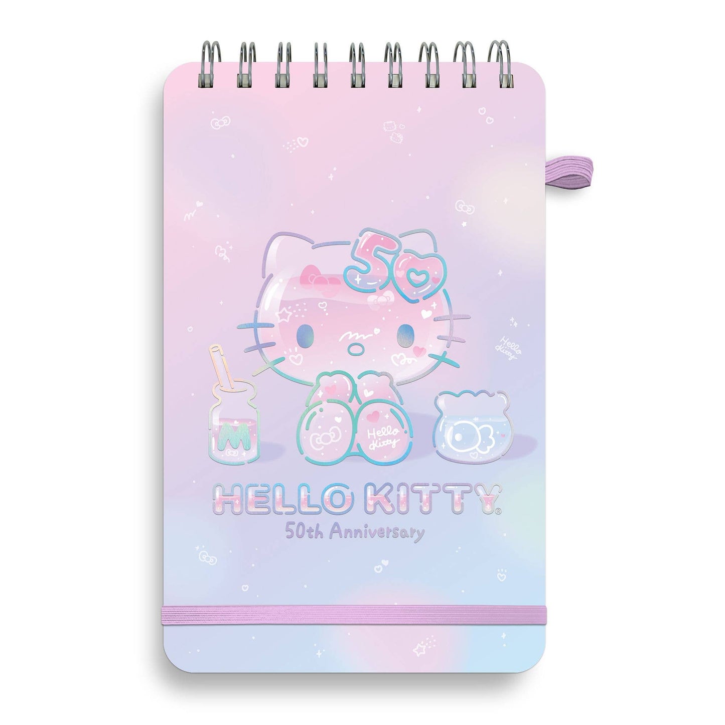 Studio Oh! - Hello Kitty 50th Anniversary Top-Spiral Notebook with Pocket