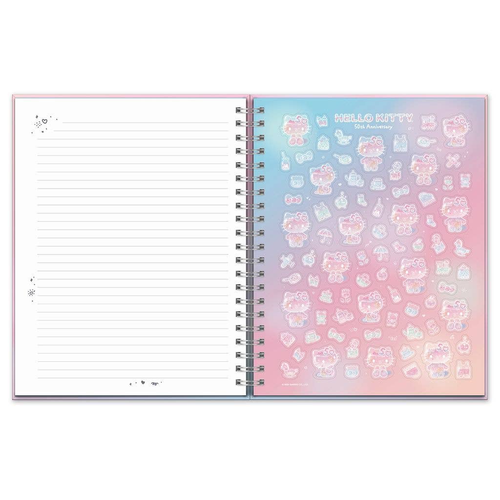 Studio Oh! - Hello Kitty 50th Anniversary Extra-Large Spiral Notebook