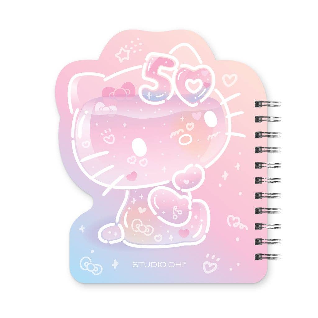 Studio Oh! - Hello Kitty 50th Anniversary Die-Cut Spiral Notebook