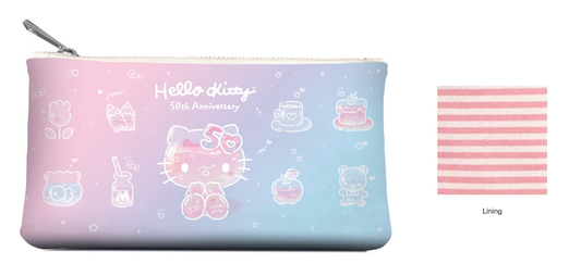 Studio Oh! - Hello Kitty 50th Anniversary Pencil Pouch with Wrist Strap